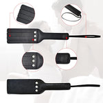 Bdsm Sex Spanking Paddles For Adults Couples Sexual Paddle Sm Play Soft Spanks Tool Toys Leather Black