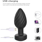Wireless Remote Control Anal Plug – 10 Frequency Vibration, Rechargeable & Waterproof Adult Sex Toys For Men & Women, Butt Plug Prostate Massager With Ergonomic Design – Black