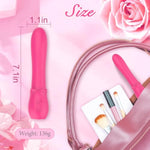 Clitoral G Spot Vibrator With 8 Vibration Modes, Powerful Soft Silicone Dildo Massager Vibrators For Anal Stimulation, Rose Sex Toys For Women