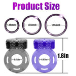 5Pcs Vibrating Cock Ring Sex Toys Penis Rings, Cockring Clitoral Vibrator Penis Sleeve Couple Vibrator, Erection Enhancing Sexual Stimulator Sex Toys For Men & Couples