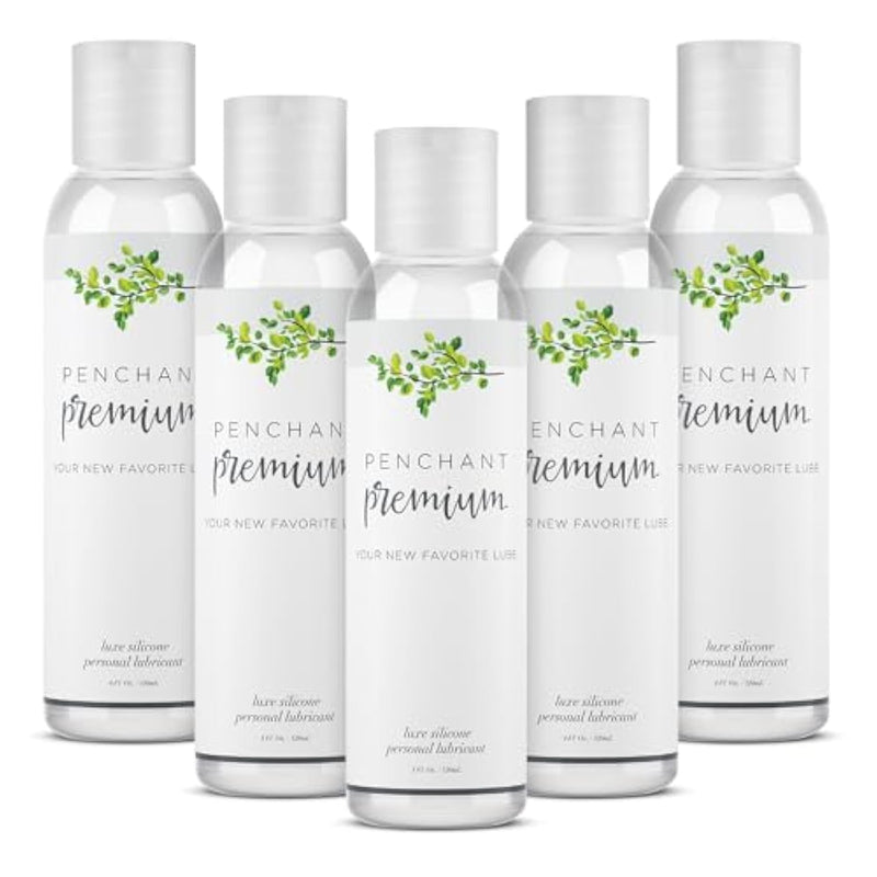 Premium Silicone Personal Lubricant 4Oz (5 Pack, 20Fl Oz Total)