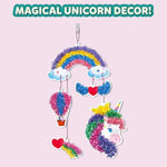 Magical Unicorn Wood Craft Kit for Kids, Gift from Poke-in Art