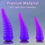 Anal Dildo Huge Thick Dildo, 3 Sizes Kit Big Dildo Realistic Dildos Fantasy Monster Dildo Dragon Dildo Strong Suction Cup Dildo For Hands-Free Play, G-Spot Dildo Sex Toy For Women, Men And Couples