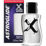 Astroglide Silicone Lube (2.5oz) and Liquid Personal Lubricant (2.5oz) Travel-Friendly Size Waterproof and Long Lasting Lubes