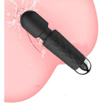 Vibrator Wand Rechargeable, Clitoral Stimulator G Spot Vibrators With 20 Patterns & 8 Speeds, Personal Cordless Wand Massager, Quiet & Waterproof Adult Sex Toys For Couples Women (Black)