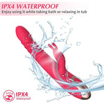 Thrusting Vibrator Dildo For Women G Spot Vibrator Clitoral Stimulator Sex Toys Dildos Vibrator With 8 Vibration Rabbit Vibrators Adult Sex Toy For Women And Couple