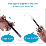 Lube Applicator Syringes, Lubricant Tube Shooter With Smooth Rounded Cap For Men, Women & Couples, Reusable, Easy Use & Clean [10Ml Scales][Gray & Gray]
