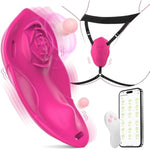Wearable Vibrator For Women, Womens Sex Toys Vibrating Panty Thong With 20 Vibrations, App Remote Control Mini Discreet Clit Vibrators, Female Couples Adult Toys Sex Toy, Adult Sex Toys & Games