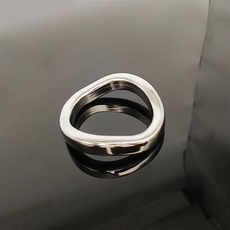 Curved Cock Ring Male Penis Exerciser Couple Sex Toys Penile Ring For Enhance Male Long-Lasting Erection Ability