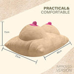 Lingtoolator D Sex Pillow Plush Boobs Titties Pillow Sex Position Support Pillow Travel Chest Pillow Funny Cushion Bedroom Decor Toy Gift For Adults Couples
