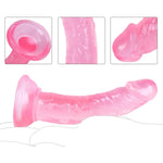Realistic Dildo, 6.1 Inch Dildos With Suction Cup, Suitable For G Spot Vaginal Anal Massage Adult Sex Toys For Women