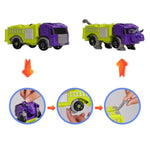 Toddler Robot Vehicles Set - 4Pcs Transforming Robots Toys For Kids - Magnetic Toys With Sturdy Connectors, Easy Diy Assembly Function - 4-In-1 Educational Stem For 3 4 5 6 Year Old Boys