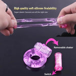 Vibrating Cock Ring Male Sex Toys For Couples, 5Pcs Penis Ring Vibrator Clitoral Stimulator For Enhance Men Sex Games, Silicone Cockring Prostate Massager Penis Vibrator Adult Sex Toys For Men