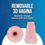 Penis Vacuum Pump, Penis Extender Vacuum Pump With 10 Vibration Modes, Male Masturbator Penis Pumps Male Sex Toys For Men, White.