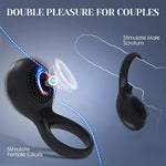 Vibrating Cock Ring Sex Toys - SVAKOM Penis Ring Clitoral Vibrators 2 in 1 Male Ring for Couples Pleasure - Men Sex Toy Stimulation with 5*5 Vibrations Strechy Adult Sensory Toy &, Games