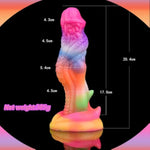 Fantasy Dildo Dragon Animal Alien Glow In The Dark Giant Dildo With Powerful Suction Cup