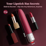 Mini Bullet Vibrator – Usb Rechargeable, Quiet & Waterproof, 10 Modes, Discreet Travel Toy For Women With Lipstick Design And Gem Tip