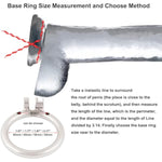 Stainless Chastity Device Base Ring Male Cock Cage Spares H040 (1.57 Inch / 40Mm)