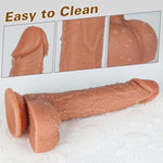 8.2 Inch Silicone Dildo, Realistic Adult Sex Toy For Vaginal, Clitoral, And Anal Stimulation, Soft Body-Safe Material, Strong Suction Cup For Hands-Free Play, Sex Toys For Women, Men, And Couples