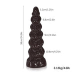 14.9 Inch Huge Thick Fantasy Monster Dildo,Big Black Dildo with Suction Cup,BBC Dildo Adult Sex Toys for Women Men Gay