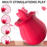 Roses Toy Newly Clitioral Sucker Powerful Womens Viboators 10 Speeds Couple Games Adult Bedroom Rose Adult For Women