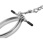 Pussy Tugger Adjustable Labia Clamps Heavy Duty With Leash Bdsm Bondage Restraint & Sex Accessories, Labia Spreader Clamps Kit For Adult Women Men & Couples