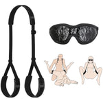 Bdsm Sex Bondage Thigh Sling - Bed Restraints With Soft Eye Mask & Adjustable Legs Restraints, Couples Bdsm Sex Toys, Adult Beginner Bondage Toys For Women Or Gay