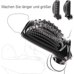 Penis Sleeve Girth Extension Enhancer For Men - Penis Extension Enlargement Sleeve, Lock Time Delay Anal Dildo Sexual Stimulation Device, Bdsm Bondage Restrict Sex Toy (Black)