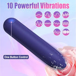 G Spot Bullet Vibrator for Women - Waterproof Adult Sex Toy with 10 Vibration Modes and Rechargeable Design