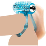 Vibrating Penis Ring With Double Cock Rings For Men Enhance Lasting Delay Ejaculation Clitoral Stimulator Penis Ring Vibrator G-Spot Stimulating Adult Sex Toys For Couple With Batteries Included