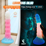 Small Dildo Fantasy Monster Dildo, 7.08 Inch Beginner Silicone Dildo With Luminous Pink, Strap On Dildo Realistic Dildos, Anal Plug G Spot Adult Sex Toy For Men Women And Couples
