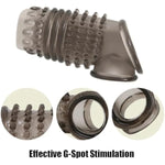 Reusable Penis Ring Set Male Cock Ring Penis Sleeve Stretchy Penis Enlargement With Textured Particles Enhance Sexual Pleasure Stimulate Women Vaginal G-Spot Extend Sexual Time
