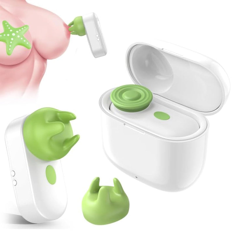 Mini Bullet Vibrator Adult Sex Toys For Women - 3In1 Sex Toy Nipple Finger Vibrator, Earphone-Style Box Clit Flirting Stimulator Massager, 2 Silicone Heads G Spot Vibrators, Adult Sex Toys & Games