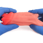 Penis Sleeve Cock Ring Delay With Skeleton Support Reusable Enlarger For Thicker And Harder Delay Ejaculation Sex Toys With For Men And Couples