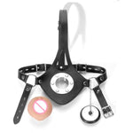 Oral Sex Mouth Gag Detachable Silicone Bdsm Gags Adjustable Head Harness Fetish Erotic Sex Toys For Women Men Adults Couples Role Play