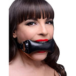 Bdsm Adjustable Mouth Gag Bite Down Breathable Sex Toy Restraints Kinky, Black