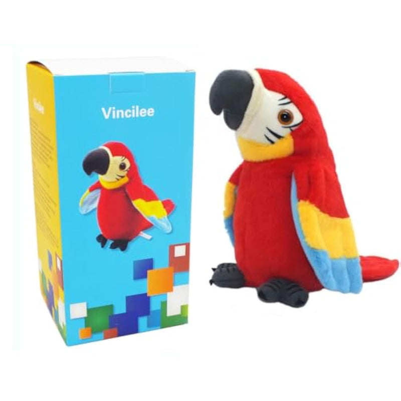 Talking Parrot No Matter What You Say Will Repeat What You Say Funny Learning Good Helper Bring You Happiness Parrot Toys Speaking Parrot Multifunctional Electric Plush