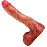 8.5 Inch Silicone Made Lifelike Realistic Dildo Anal Dildo With Textures For Women Men Couples