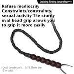 Sex Whip For Training Sm Leather Restraint Bdsm Bondage Sex Role Play Training Whip Sex Toy For Couple Flriting And Teaser Whip For Bdsm Role Play