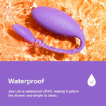 Jive Lite Wearable Panty Vibrator For Women | Discreet App Control G Spot Massager | Long Distance Adult Sex Toys With 10 Intensity Levels | Egg Vibrators Gifts For Female Couples | Purple