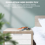 Diver With Hose Toy Squid Fish Tank Action Figure Divers: 2Pcs Scale Model Sea Animals Scuba Diver Toy Swimmers Diver Figures (As Shown 1 (Mini Diver 2Pcs))
