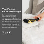 Evo Ergo Vibrator Wand - Black And Bullet Hum Massager - [Mini Vibrator Sex Toy] | Sex Toys For All | Clitoris Vibrator - Black