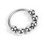 Male Penis Cock Ring Smooth Ring Delay Ring Stainless Steel Penis Ring Penis Training Chastity Device For Male Sexual Stimulation 6Pcs