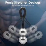12Oz Metal Penis Stretcher Devices- Adjustable Penis Physical Exercise Tools, Penis Enlarger Sex Toy For Men,Penis Extender Toys For Male (M:2Pcs Ball)