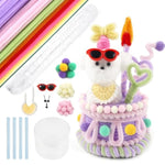 Purple 110pc Thick Pipe Cleaners Kit for DIY Art Craft Projects Home Decorations