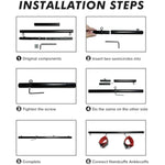 Sex Toys Bdsm Bondage Restraints With Handcuffs Ankle Cuffs Thigh Cuffs Restraint Kits Stainless Steel Tube Bdsm For Adult Couple Beginner Game Play