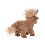 Charming Highland Cow Plush Stuffed Animals For Kids, Soft Cute Plush Toys For Baby Girl And Boy, Fluffy Charming Highland Cow Brown 8.7 Inches