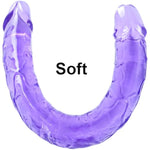 18 * 1.7" Double-Headed Thick Giant Dildo, Extra Long Realistic Dildo, Huge Flexible Fat Penis G-Spot/Anal,Double-Sided Xxl Wide Adult Sex Toy With Vein And Glans,Suitable For Women/Men/Lesbians