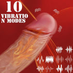 Thrusting Dildo Vibrator Sex Toys Realistic Dildo for Anal and G Spot, Remote Controlled Dildo, Suction Cup, Waterproof, Heating Mode,10 Vibration Settings, 8 Thrusting Modes, for Women Couple