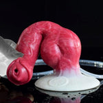 Silicone Realistic Squirting Dog Wolf Dildo With Suction Cup, Animal Dildos Thick Knot Ejaculating Prostate G-Spot Stimulation Anal Plug Buttplug Adult Sm Sex Toy For Beginner Women Men Couples